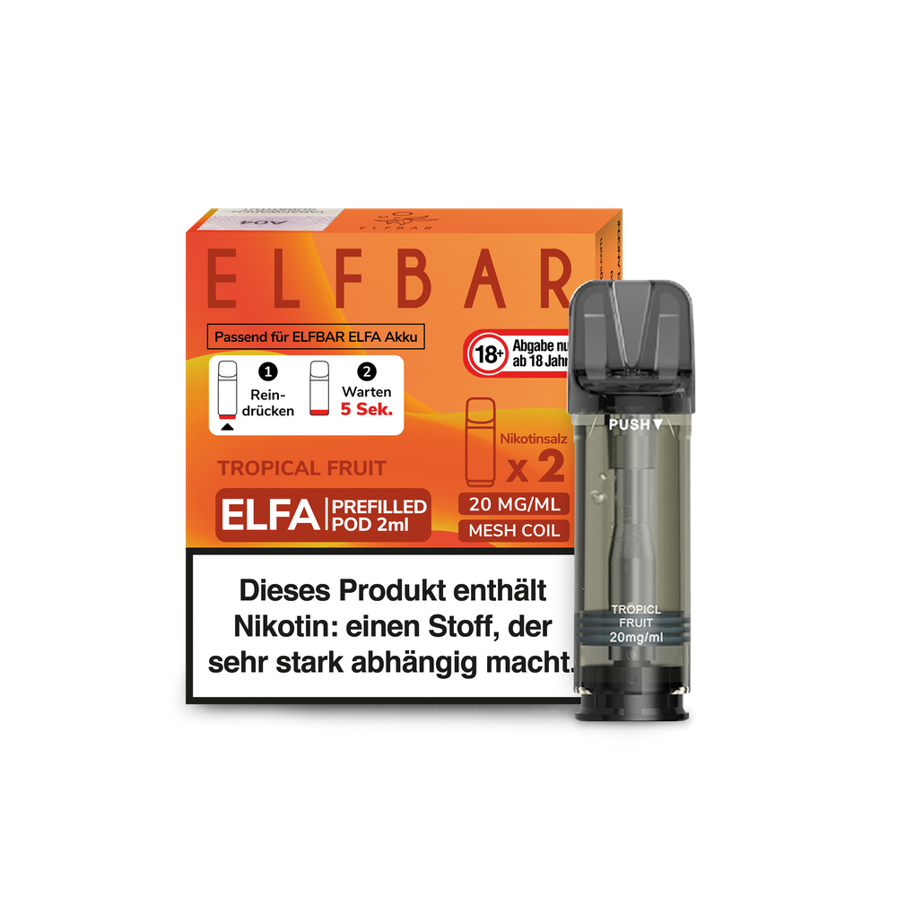 Tropical Fruit ELF BAR ELFA PODS 20MG 2ML 2ER PACK