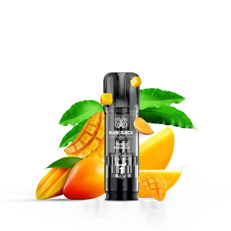bar-juice-prefilled-pods-2stueck-triple-mango-20-mg-ml Triple Mango 20 mg/ml - Bar Juice - Prefilled Pods (2Stück) – Bild 1