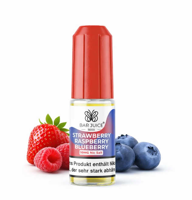 Screenshot 2026-05-29 112807 Strawberry Raspberry Blueberry - Bar Juice - 5000 Züge - 10ml – Bild 1